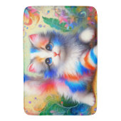 Niedlich Kitten Badematte (Vorderseite Vertikal)