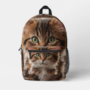 Niedlich Kitten Bedruckter Rucksack
