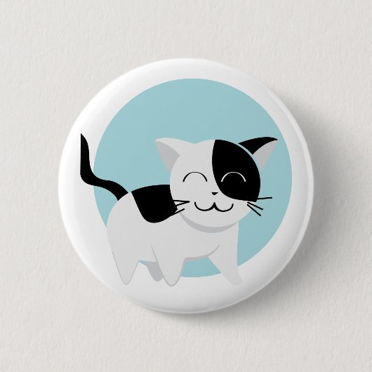 Niedlich Kitten Button (Vorderseite)