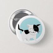 Niedlich Kitten Button (Vorne & Hinten)