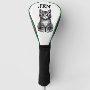 NIEDLICH KITTEN CAT ART CUSTOM Golf Head Cover Headcover