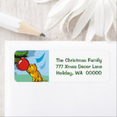 Niedlich Kitten Cat Custom Holiday Grußkarte Etike (Insitu)