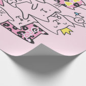 Niedlich Kitten Cattitude | Cat Lovers Gift Geschenkpapier (Ecke)