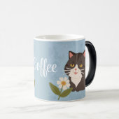 Niedlich Kitten Chat Kaffee Personalisiert Verwandlungstasse (VorderseiteRechts)