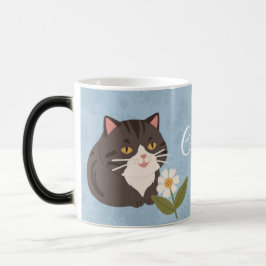 Niedlich Kitten Chat Kaffee Personalisiert Verwandlungstasse
