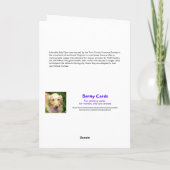 Niedlich Kitten Die Katze ist mein Lieblingswal Karte (Rückseite)