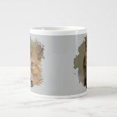 Niedlich Kitten Foto Cat Lover Grunge Spezielle Ta Jumbo-Tasse (Vorderseite)