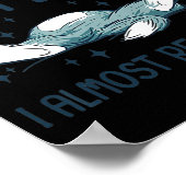 Niedlich Kitten Funny Lying Cat Jemand sagte, ich Poster (Ecke)