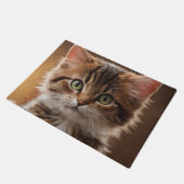 Niedlich Kitten Fußmatte (Schrägansicht)