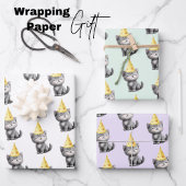 Niedlich Kitten Geburtstag Geschenkpapier Set