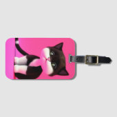 Niedlich Kitten Gepäckanhänger (Vorderseite (Horizontal))