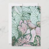 Niedlich Kitten Girl Babydusche Einladung (Rückseite)