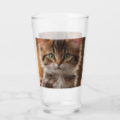 Niedlich Kitten Glas (Rückseite)