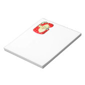 Niedlich Kitten Herz Vintag Katzenuntergang Retro Notizblock (Rotiert)