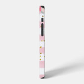 Niedlich Kitten Illustration Sweet Monogram Case M iPhone Hülle (Linke Seite)