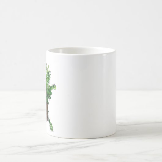 Niedlich Kitten in Catnip Pot Kaffeetasse (Mittel)