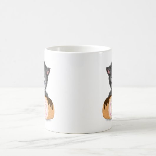 Niedlich Kitten Kaffee Süßkuchen Tasse (Mittel)