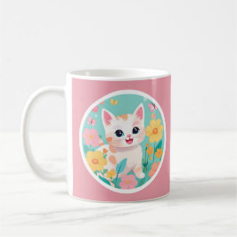 Niedlich Kitten Kaffeetasse