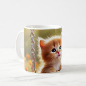 Niedlich Kitten Kaffeetasse (Vorderseite Links)