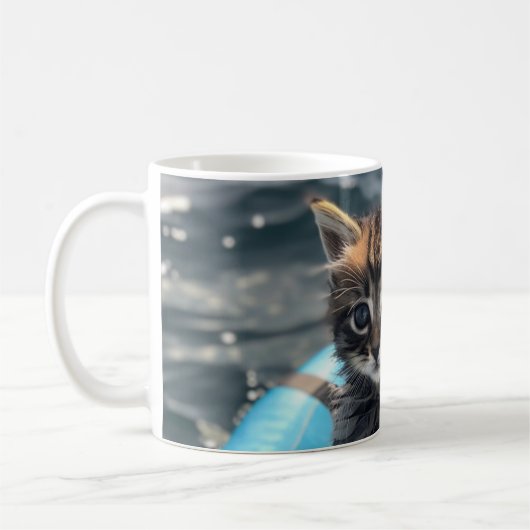 Niedlich Kitten Kaffeetasse (Links)