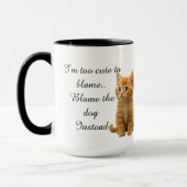 Niedlich Kitten Keramik Tasse (Links)