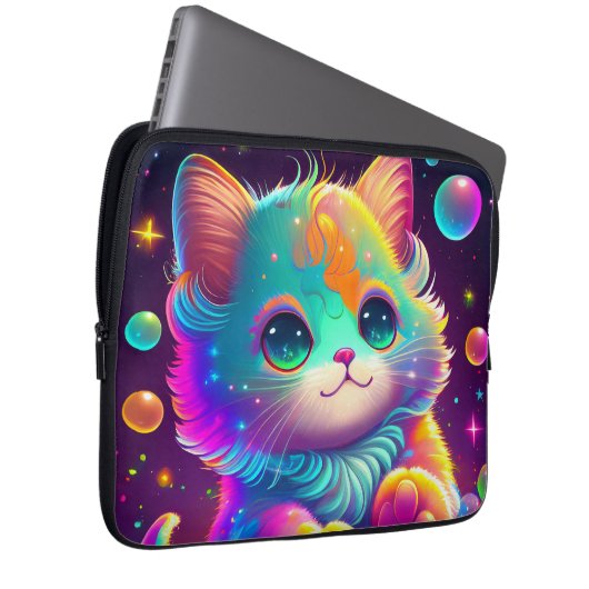 Niedlich Kitten Laptopschutzhülle (Vorne Rechts)