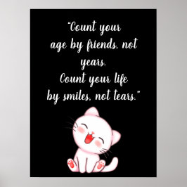 Niedlich Kitten Laughing Poster