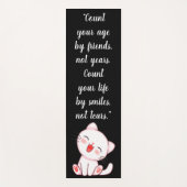 Niedlich Kitten Laughing Yogamatte (Vorderseite)