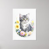 Niedlich Kitten Leinwanddruck (Vorderseite)