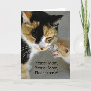 Niedlich Kitten Mama Happy Birthday Card Karte