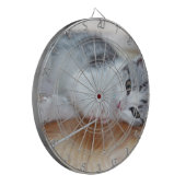 Niedlich Kitten mit String Dartscheibe (Vorderseite Links)
