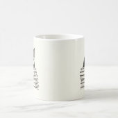 Niedlich Kitten on Books Kaffeetasse (Mittel)