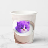 Niedlich Kitten Pappbecher (Vorderseite)
