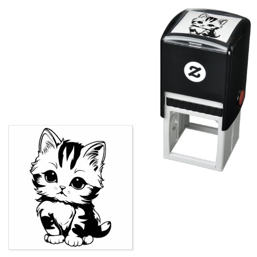 Niedlich Kitten Permastempel (Beispiel)