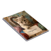 Niedlich Kitten Personalisiert Kids Notebook - Pas Notizblock (Rechte Seite)
