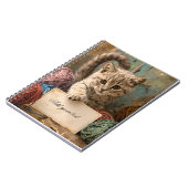 Niedlich Kitten Personalisiert Kids Notebook - Pas Notizblock (Linke Seite)