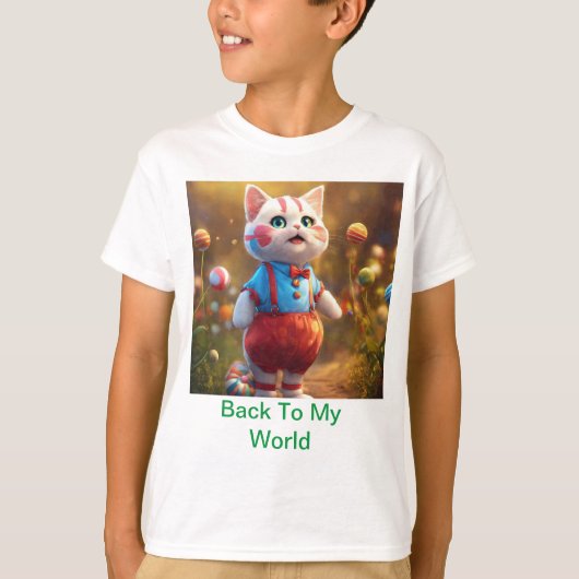 Niedlich Kitten Playful Designs T-Shirt (Vorderseite)
