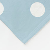 Niedlich Kitten Polka Dot Elegant Fleecedecke (Ecke)