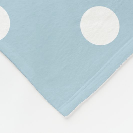 Niedlich Kitten Polka Dot Elegant Fleecedecke (Ecke)