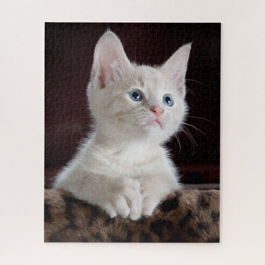 Niedlich Kitten Portrait Puzzle (Vertikal)