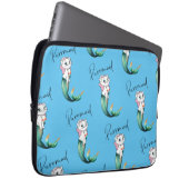 Niedlich Kitten Purrmaid - Fun Mermaid Cat Design Laptopschutzhülle (Vorne Rechts)