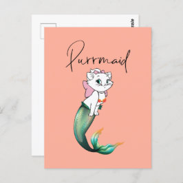 Niedlich Kitten Purrmaid - Fun Mermaid Cat Design Postkarte