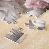 Niedlich Kitten Ragdoll Cat Spring Floral Individu Puzzle (Seite)