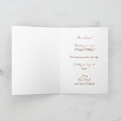 Niedlich Kitten | Rose Gold Girls Geburtskarte Karte (Innenseite)