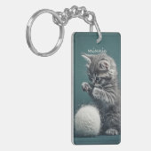 Niedlich Kitten Schlüsselanhänger (Vorderseite links)