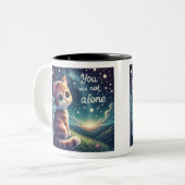 Niedlich Kitten Sie sind nicht allein Tasse Cups (Vorderseite Links)