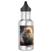 Niedlich Kitten Sparkymnastik Schule Personalisier Edelstahlflasche (Links)