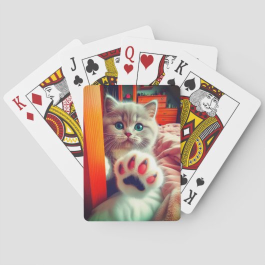 Niedlich Kitten Spielkarten (Rückseite)