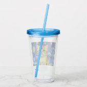 Niedlich Kitten Starry Night Van Gogh Acryltrinkbecher (Rückseite)