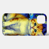 Niedlich Kitten Starry Night Van Gogh Case-Mate iPhone Hülle (Rückseite (Horizontal))